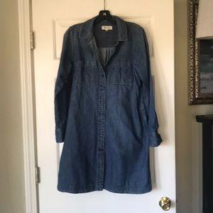 Madewell denim dress/jacket